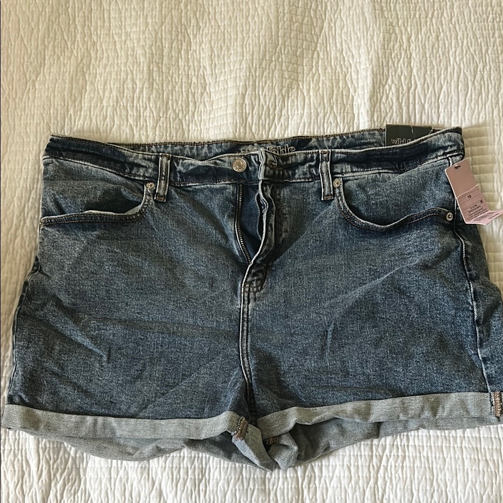 Wild Fable Blue Jean Shorts Casual Style